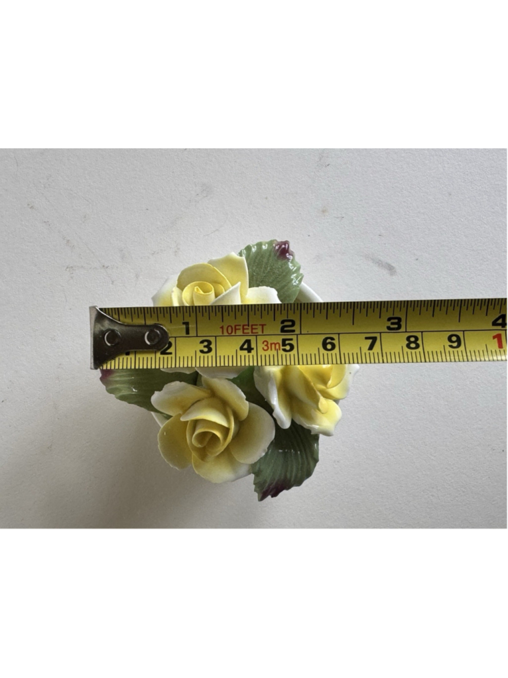 Vintage Aynsley England Hand Modelled & Painted Fine Bone China Flower Bouquet - Picture 11 of 12